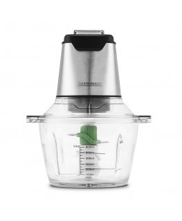 Gastroback Design Mini Chopper Plus electric food chopper 0.6 L 400 W Stainless steel, Transparent