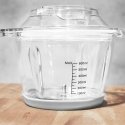 Gastroback Design Mini Chopper Plus elektroninen ruoanpilkkoja 0,6 L 400 W Ruostumaton teräs, Läpinä