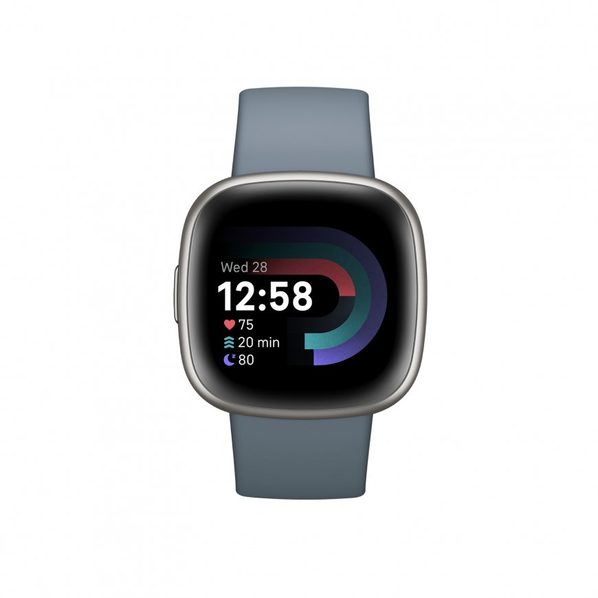 Fitbit Versa 4 Digitāls Skārienjūtīgais ekrāns Platīns GPS – 2