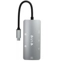 Aula UC-910 6in1 Hub adapteris USB-C uz Hdmi 4K 30Hz / 2x USB 2. Aula UC-910 6in1 Hub adapteris USB-C uz Hdmi 4K 30Hz / 2x USB 2.