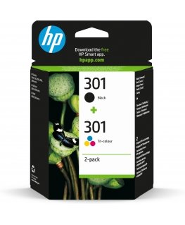 HP 301 2-pack Black/Tri-color Original Ink Cartridges