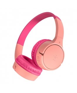 Belkin SoundForm Mini Headset Wireless Head-band Calls/Music USB Type-C Pink
