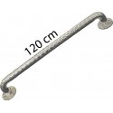 Stainless steel corrugated bathroom handrail 120 cm Stainless steel corrugated bathroom handrail 120 cm
