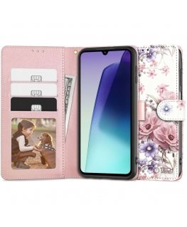TECH-PROTECT WALLET XIAOMI REDMI 14C | POCO C75 BLOSSOM FLOWER