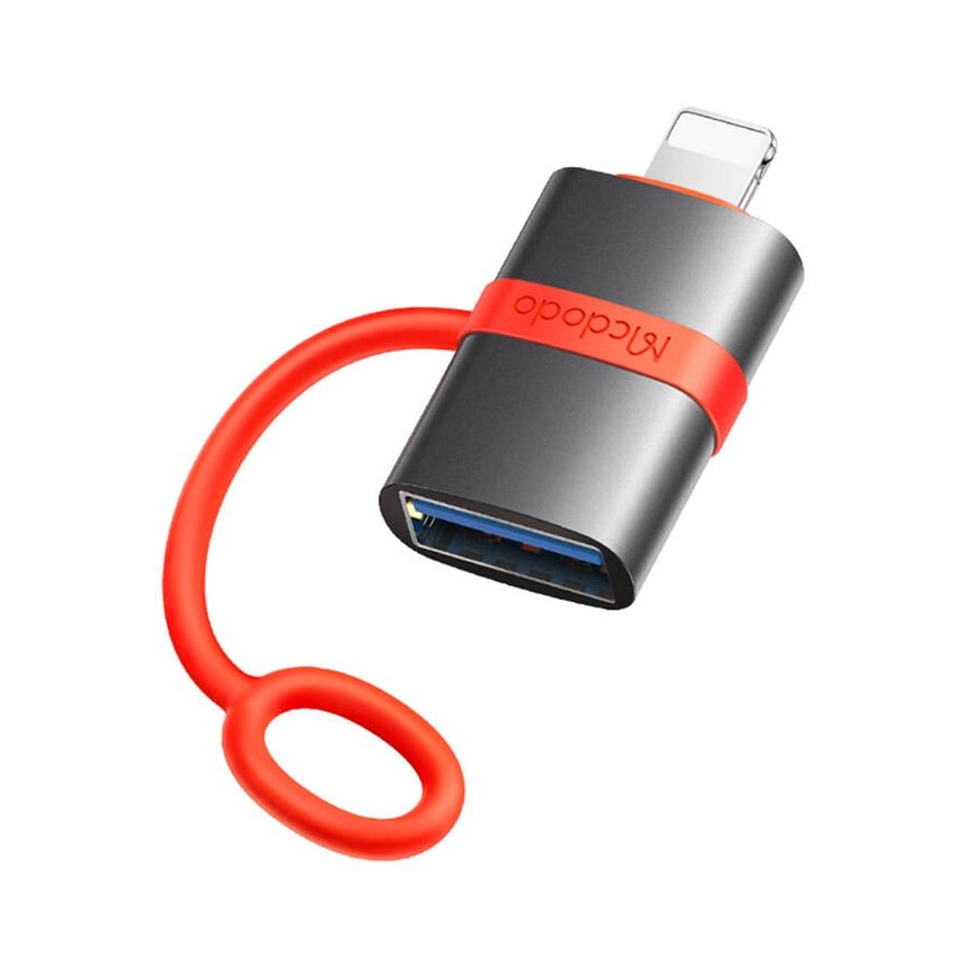 McDodo OT-3810 USB-A to Lightning Adapter (black)