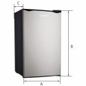 Manta MM520PS Fridge 91L Silver Inox/Black Manta MM520PS Fridge 91L Silver Inox/Black