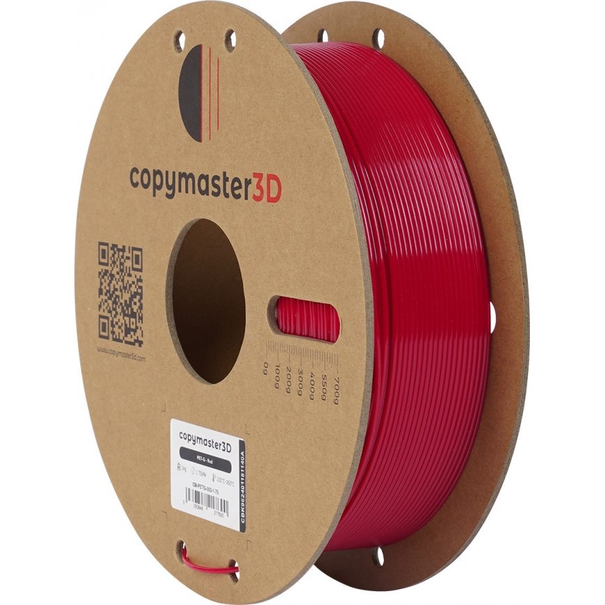 Copymaster3D PET-G -filamentti 3D -tulostimeen, 1.75 mm, punainen – 3
