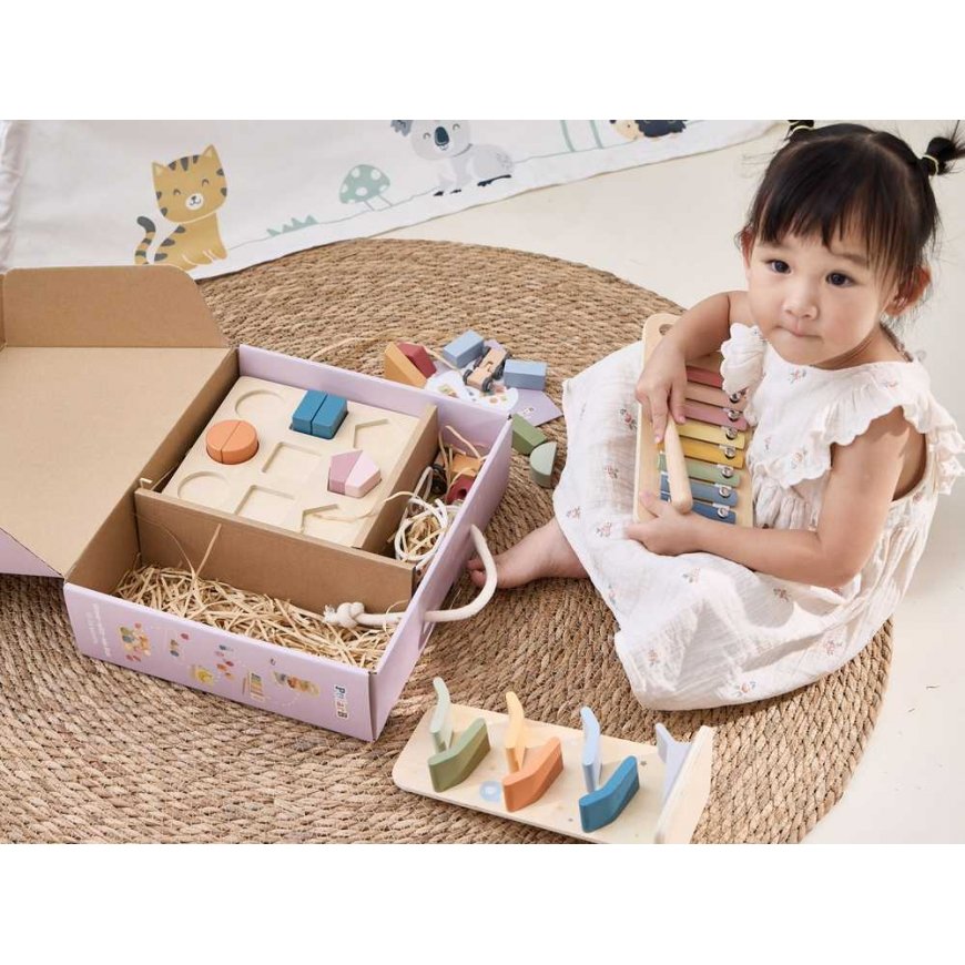 Viga Toys VIGA edukacinių žaislų dėžės rinkinys nuo 18 iki 24 mėnesių – 2