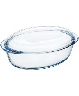Naczynie żaroodporne with lid 4 l Slow Cook ovalne PYREX