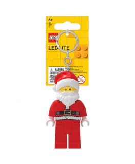 LEGO® Santa Claus keychain with lights