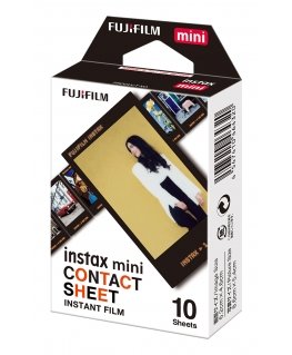 Fujifilm Instax MINI Contact Sheet Film Black