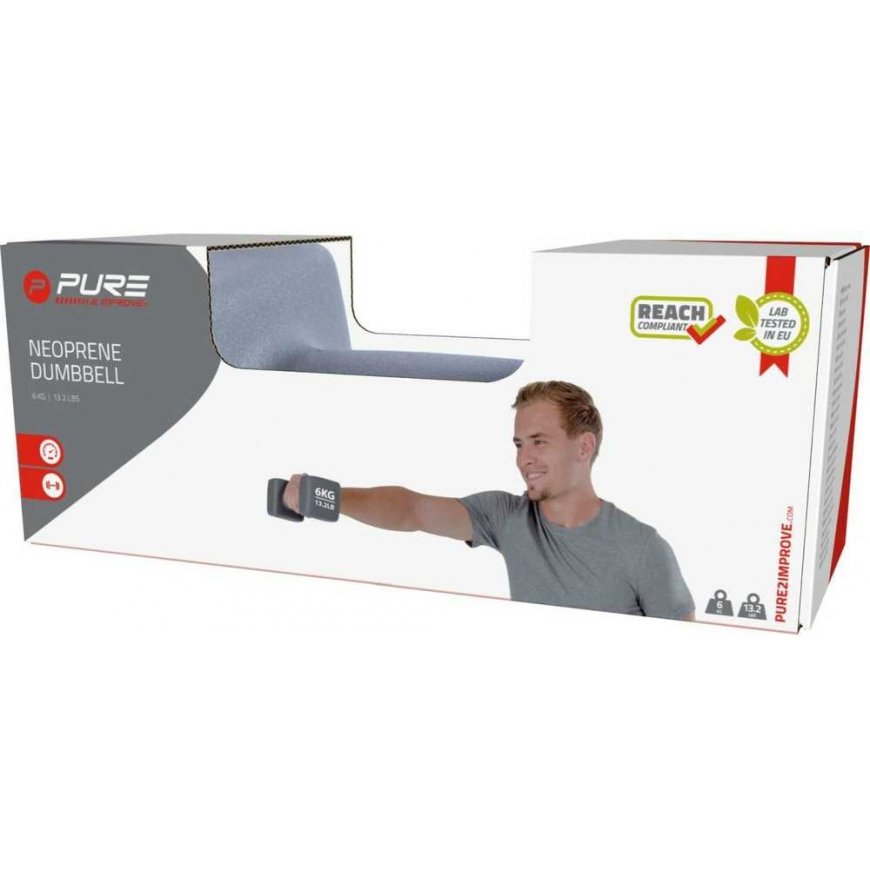 DUMBLING NEOPREN 6KG PURE 2 IMPROVE – 4