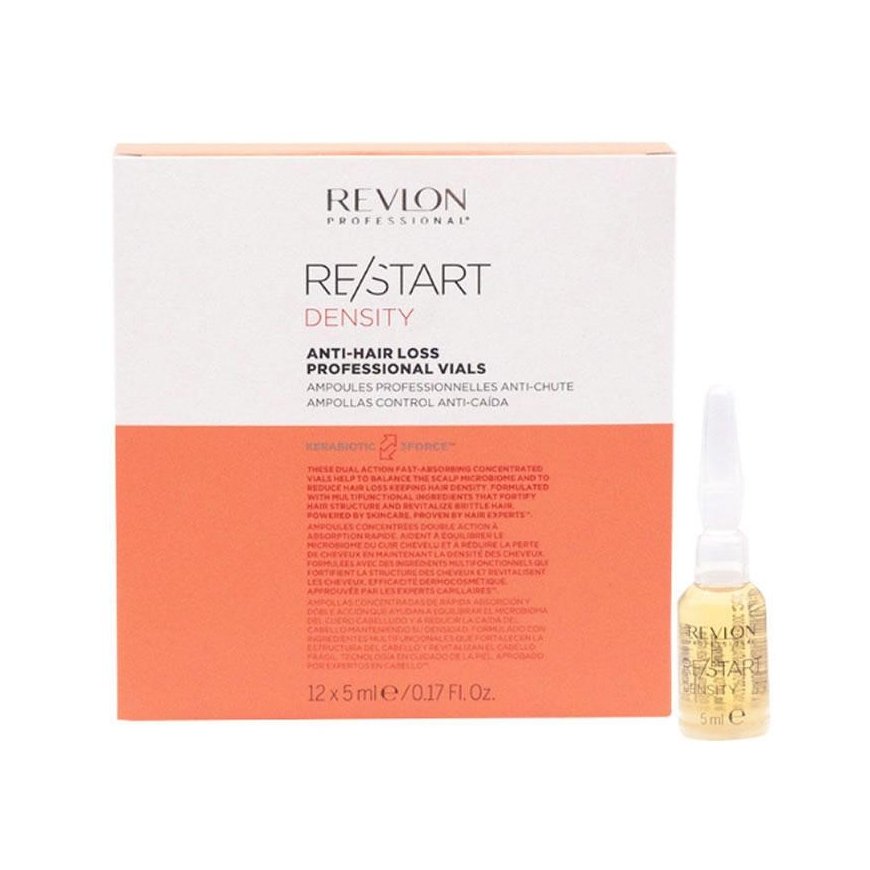 "Revlon Re-Start Density Anti Hair Loss" ampulės nuo plaukų slinkimo 12 X 5ml