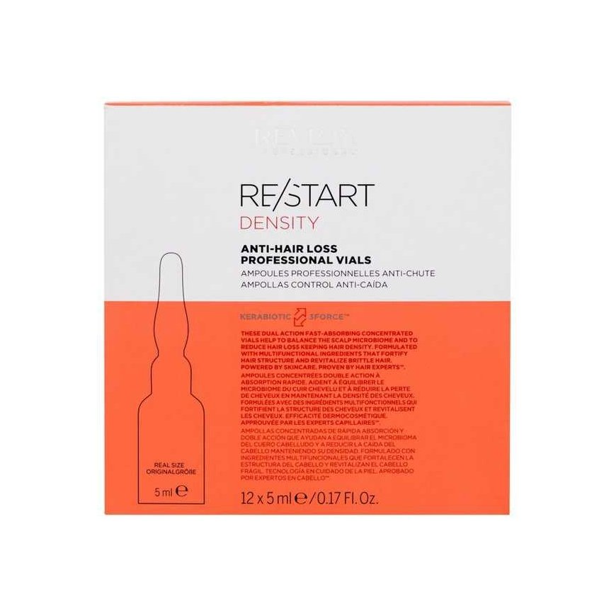 "Revlon Re-Start Density Anti Hair Loss" ampoules against hair loss 12 X 5ml – 2