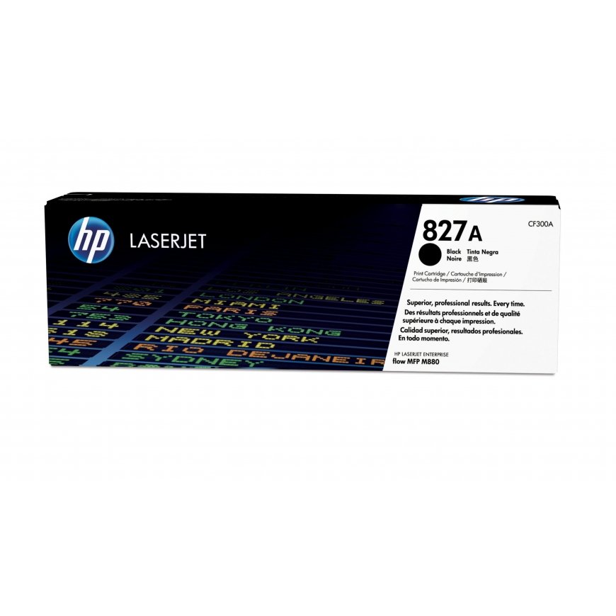 HP 827A, Оригинальный лазерный картридж LaserJet, Черный