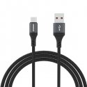 Dudao L3ST USB-A - USB-C 5A Cable 1.2m Braided - Black Dudao L3ST USB-A - USB-C 5A Cable 1.2m Braided - Black