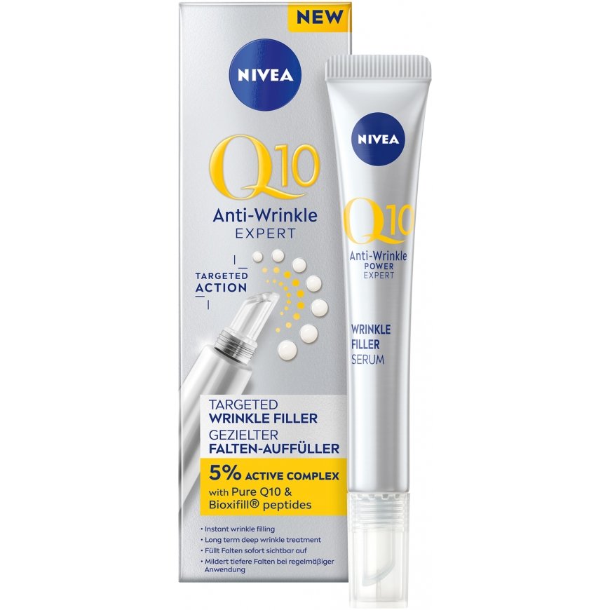 Nivea Q10 Anti-Wrinkle Expert Targeted Wrinkle Filler Serum Skin Serum