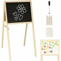 RoGer Double-sided magnetic wooden board + educational accessories