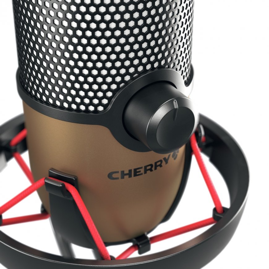 CHERRY UM 9.0 PRO RGB musta, Kupari Pöytämikrofoni – 3