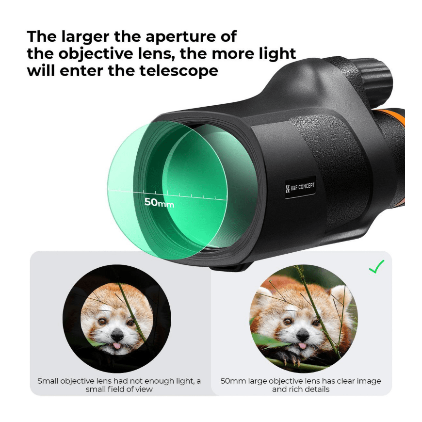Kampf K&F Concept BaK-4 12x50 spotting scope - black – 2