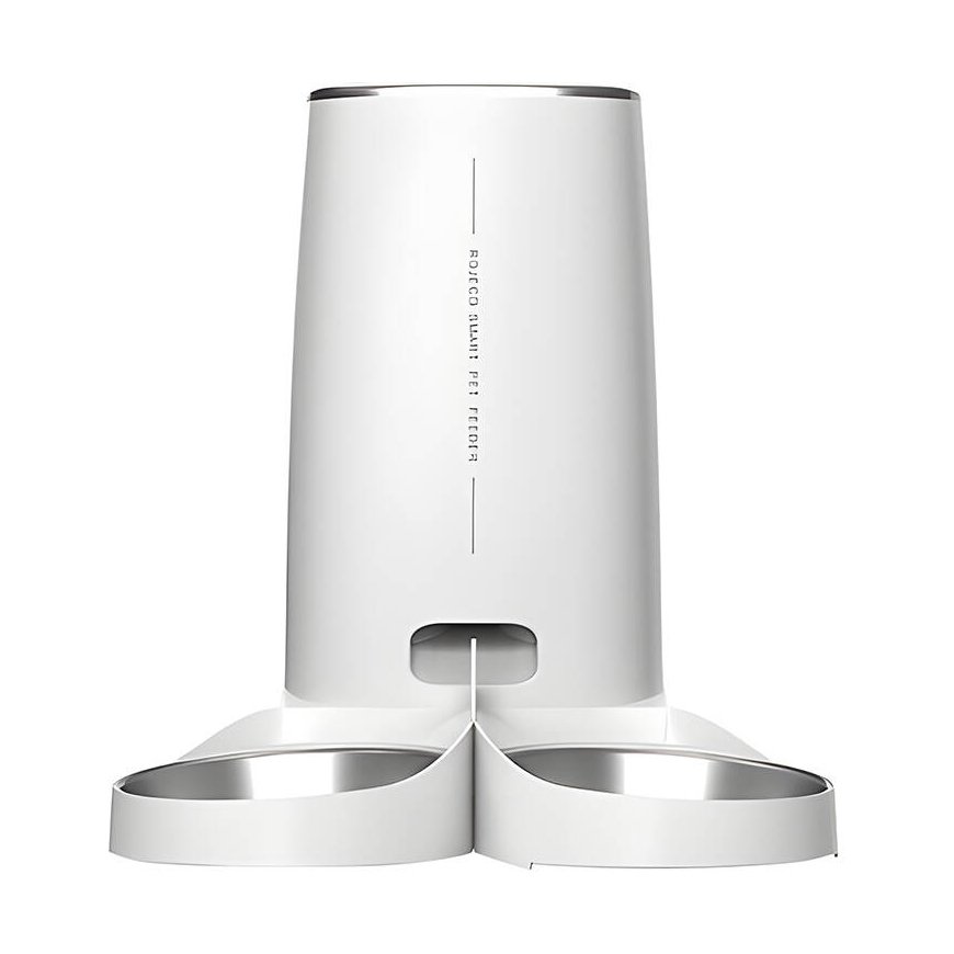 Automatic Pet Feeder Rojeco 4L Button Version (double bowl)