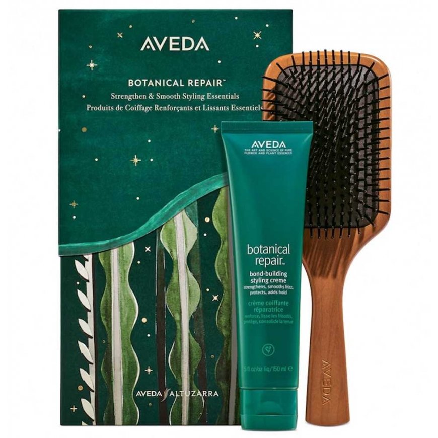 Aveda Botanical Repair komplektas krem do stylizacji włosów 150ml + drewniana szczotka do włosów