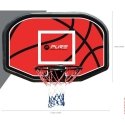 Detail Basketball board 110x73x3CM OBRĘCZ 45CM PURE 2 IMPROVE Detail Basketball board 110x73x3CM OBRĘCZ 45CM PURE 2 IMPROVE