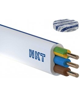 NKT SPÓŁKA AKCYJNA Przewód NKT instal PLUS YDYp 3x1,5 żo balta 450/750V 100m
