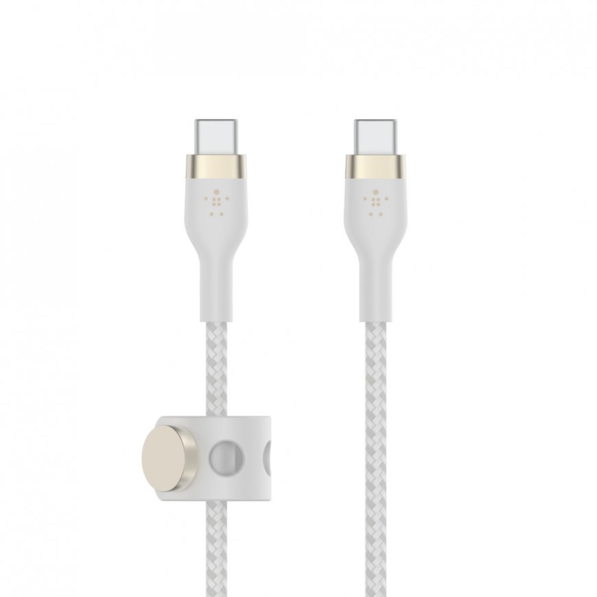 Belkin BOOST↑CHARGE PRO Flex USB kabelis USB 2.0 2 m USB C Balts