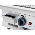 Royal Catering Double gas grill with smooth and ribbed plates