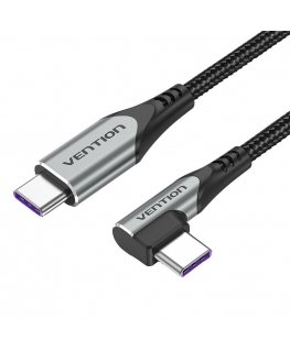 Vention TAKHF USB-C to USB-C 5A angle cable (gray)