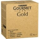 PURINA GOURMET GOLD Pieces in sauce Mix of 4 flavors - wet cat food - 96x85g PURINA GOURMET GOLD Pieces in sauce Mix of 4 flavors - wet cat food - 96x85g