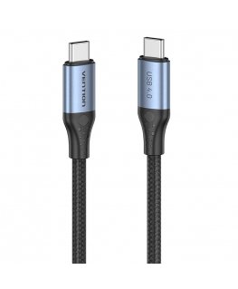 USB-C to USB-C 240W Vention TAVHF USB 4.0 5A 1m 40Gbps cable (gray)