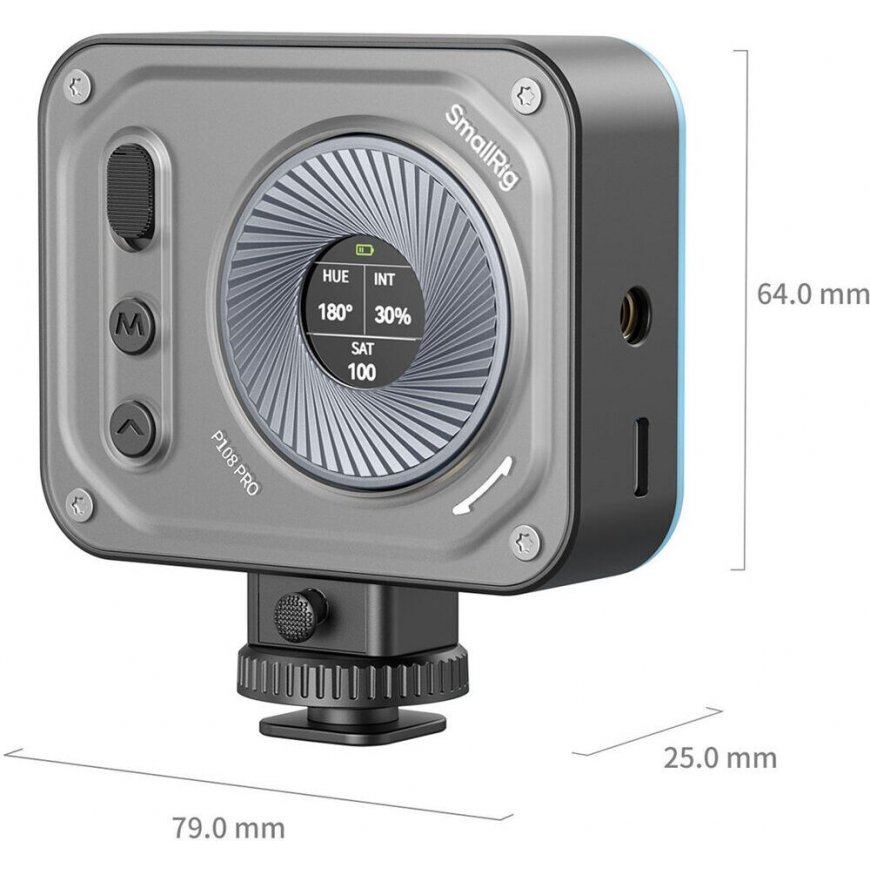 SmallRig Vibe P108 Pro Mini LED-videovalo – 3