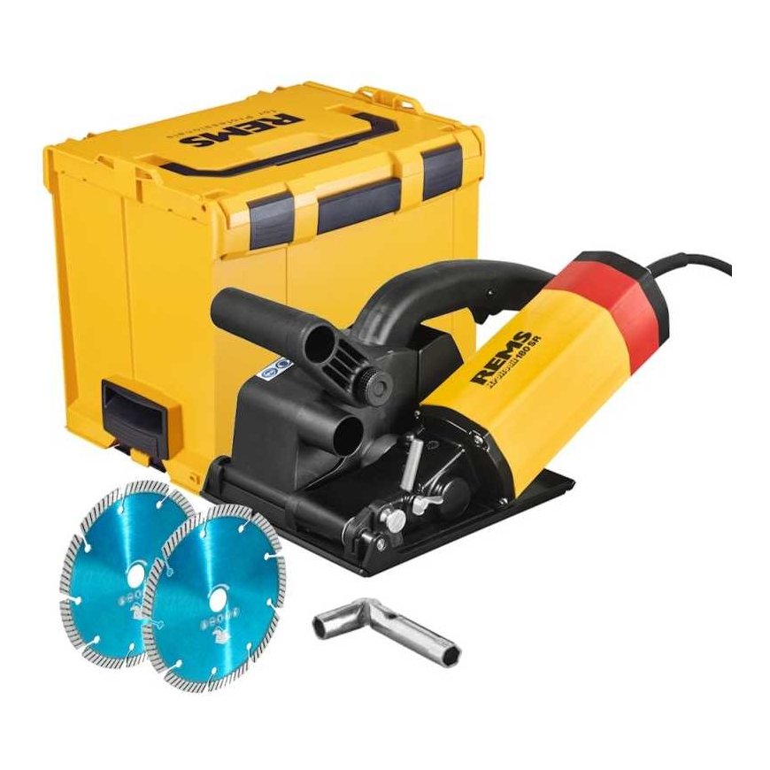 Grooving cutter REMS Krokodil 180 SR L-Boxx with accessories
