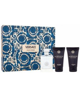 Versace Pour Homme EDT set for men (EDT 50 ml + Shower gel 50 ml + Aftershave balm 50 ml)