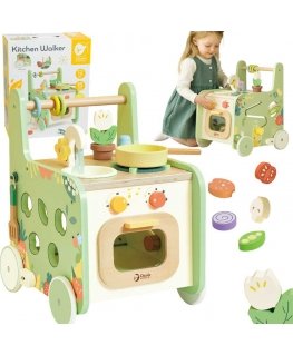 Classic World Drewniana Stove 2w1 Pchacz Odkręcane Koła