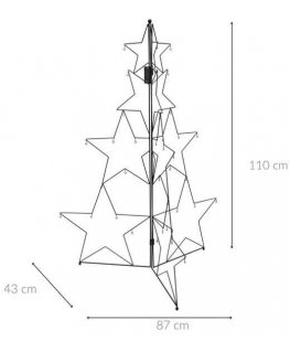 Mondex CHOINKA SKŁADANA 110cm Juoda