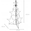 Mondex CHOINKA SKŁADANA 110cm Black Mondex CHOINKA SKŁADANA 110cm Black