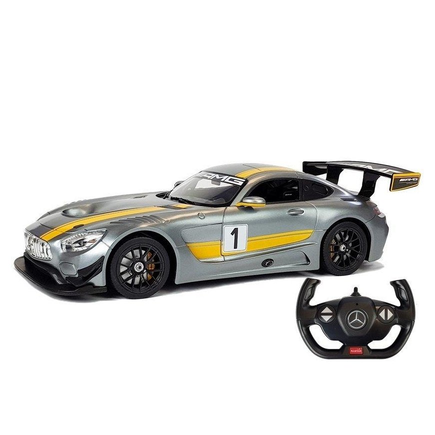 R/C Mercedes AMG GT3 Rastar 1:14 Gray Remote Control Car – 2