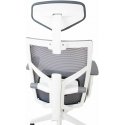 Office chair TUNE gray with white frame