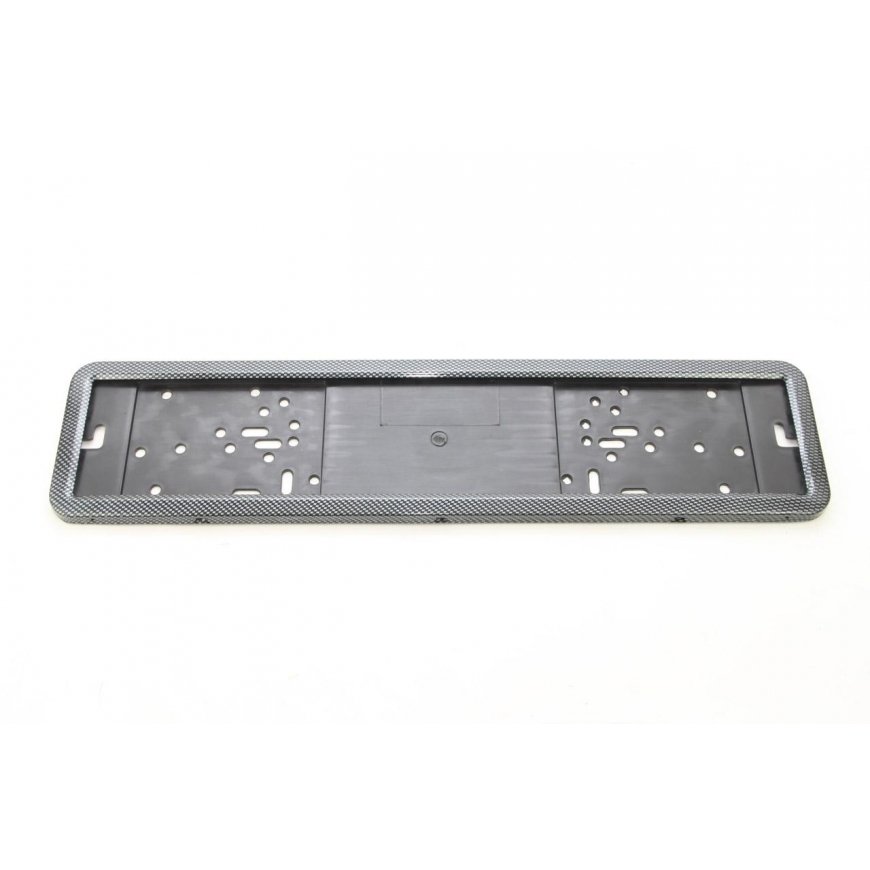 Frame tablicy rejestracyjnej stainless steel carbon lpf 002 amio-01120