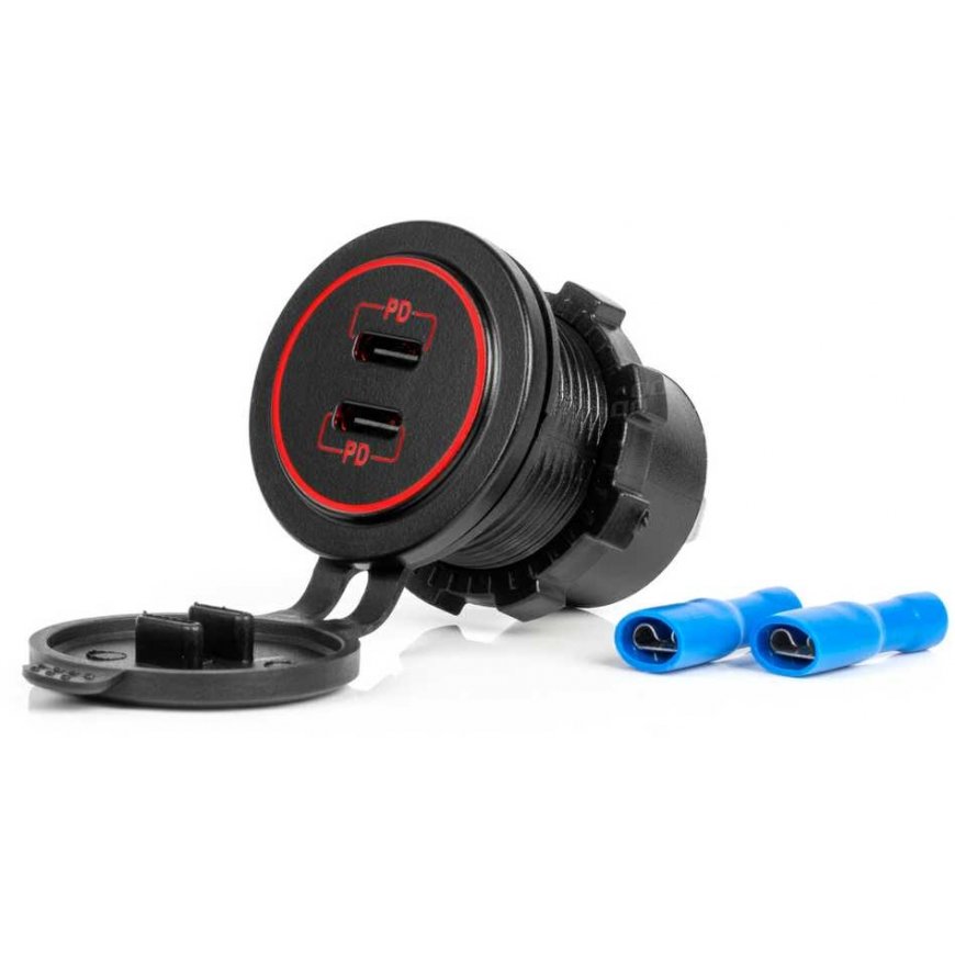 AMiO Car charger with USB sockets