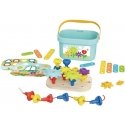 Whoopie Montessori game Plugs in a box Towers Drilling