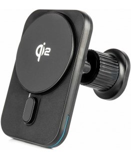Car Phone Holder for Grille and Cabin with Fast Inductive Charger QI2 15W amio-04179