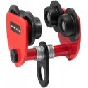 Steinberg Systems Hanging trolley 1000 kg, red/black Steinberg Systems Hanging trolley 1000 kg, red/black
