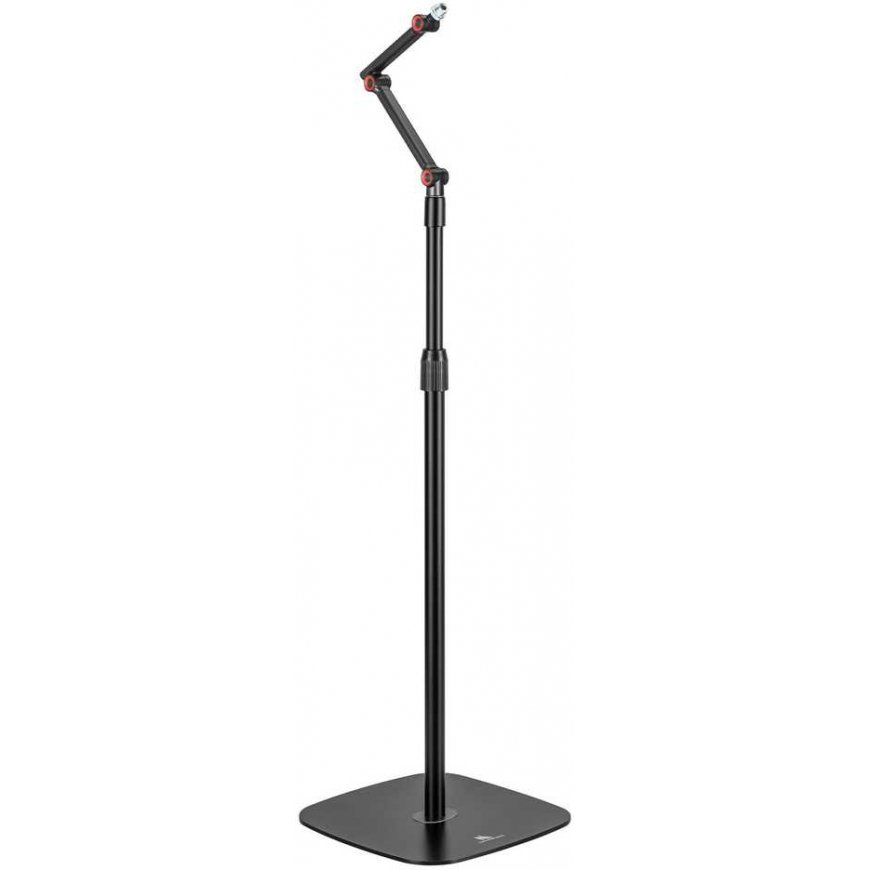 Maclean metal microphone stand, adjustable height