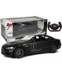 Auto R/C BMW M3 Rastar 1:14 Juodas na Pilota