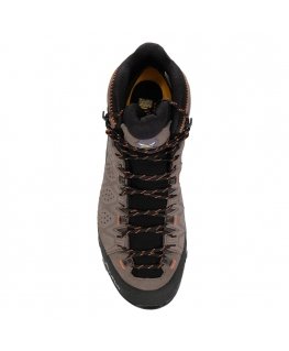Shoes alp trainer 2 mid gtx-wallnut-fluo orange-uk 8 (42) SALEWA