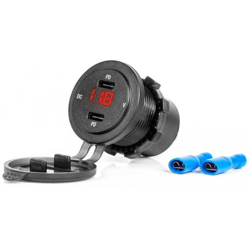 AMiO Car charger with USB sockets